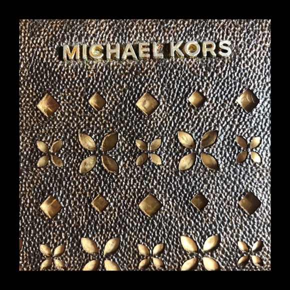 Michael Kors Perforated Zippered Wallet and Wristlet - Picture 9 of 11